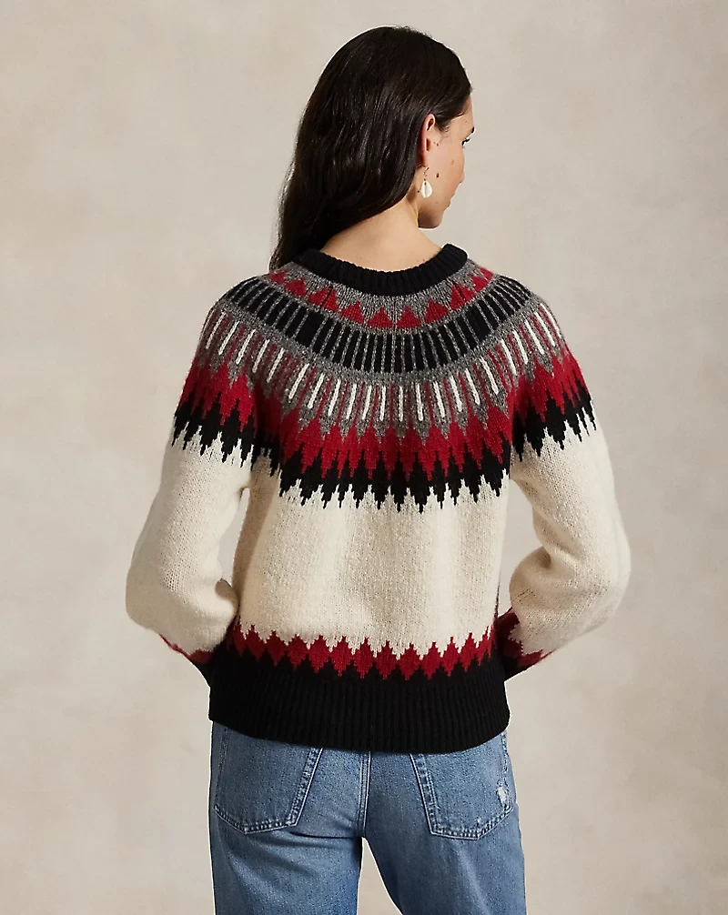 Fair Isle Wool-Cashmere Sweater