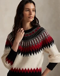 Fair Isle Wool-Cashmere Sweater