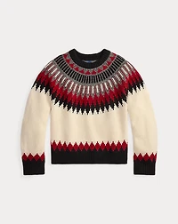 Fair Isle Wool-Cashmere Sweater