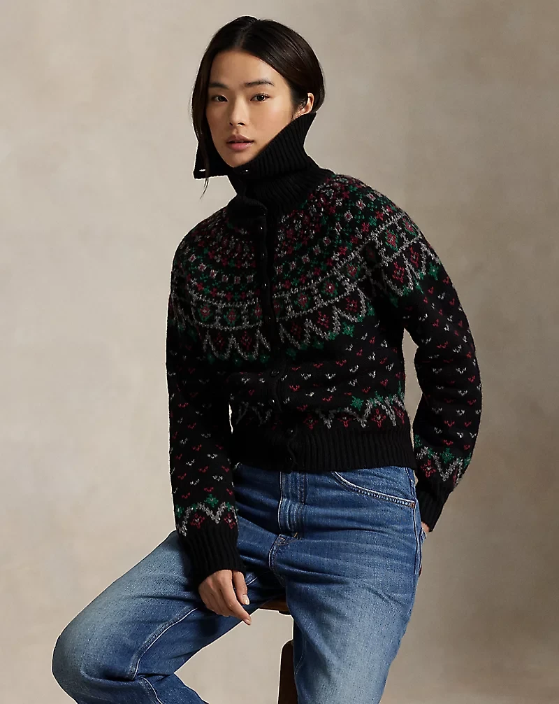 Fair Isle Wool-Blend Cardigan