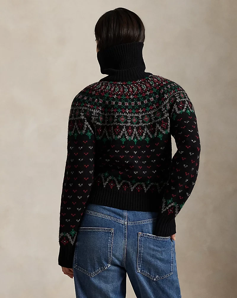 Fair Isle Wool-Blend Cardigan
