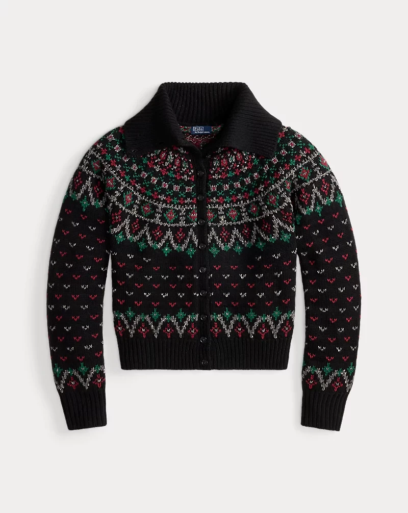 Fair Isle Wool-Blend Cardigan