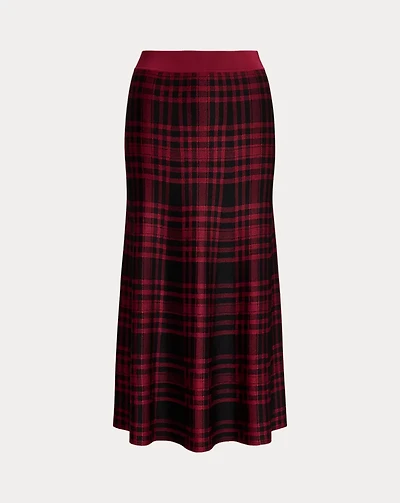 Plaid Sweater Skirt