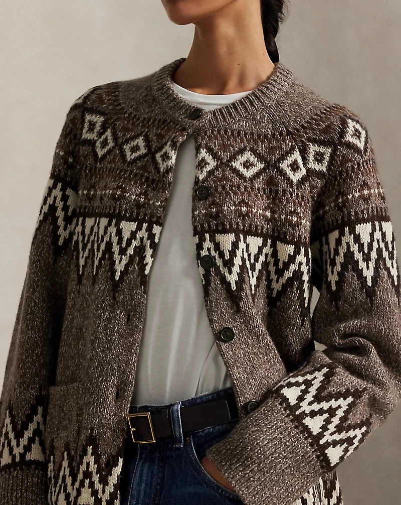 Fair Isle Wool-Blend Cardigan