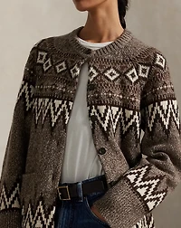 Fair Isle Wool-Blend Cardigan