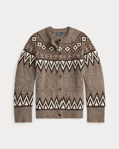 Fair Isle Wool-Blend Cardigan