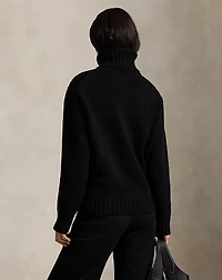 Big Pony Wool Turtleneck Sweater