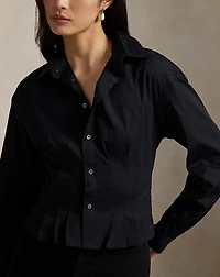 Seamed Cotton Shirt