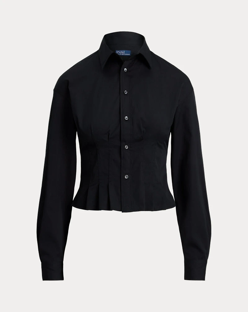 Seamed Cotton Shirt