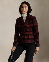 Belted Tweed Jacket