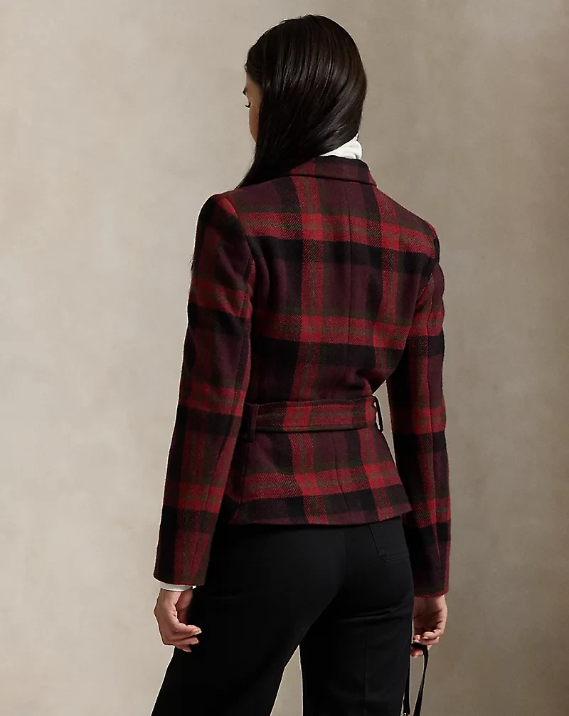 Belted Tweed Jacket