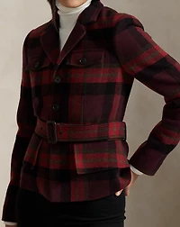Belted Tweed Jacket