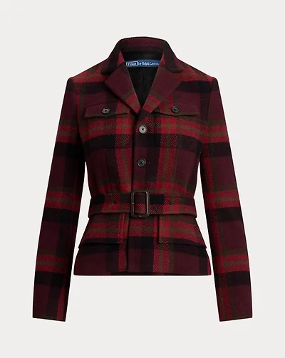 Belted Tweed Jacket