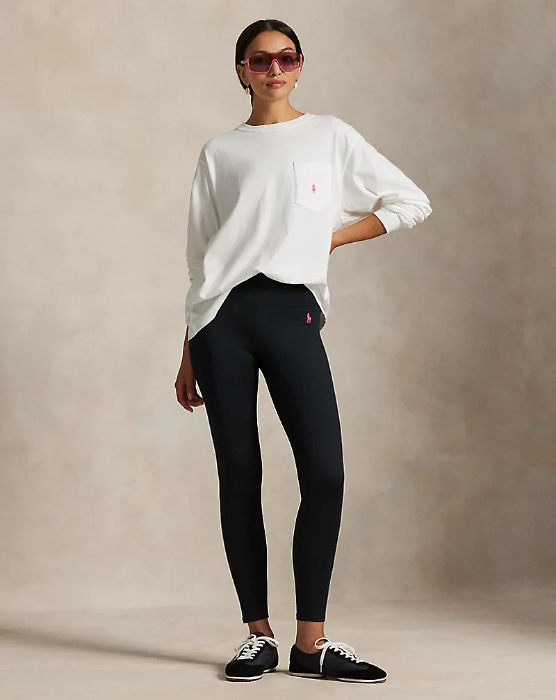 Pink Pony Stretch-Jersey Legging