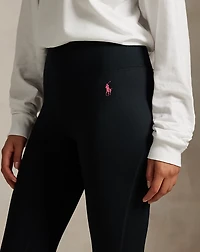 Pink Pony Stretch-Jersey Legging