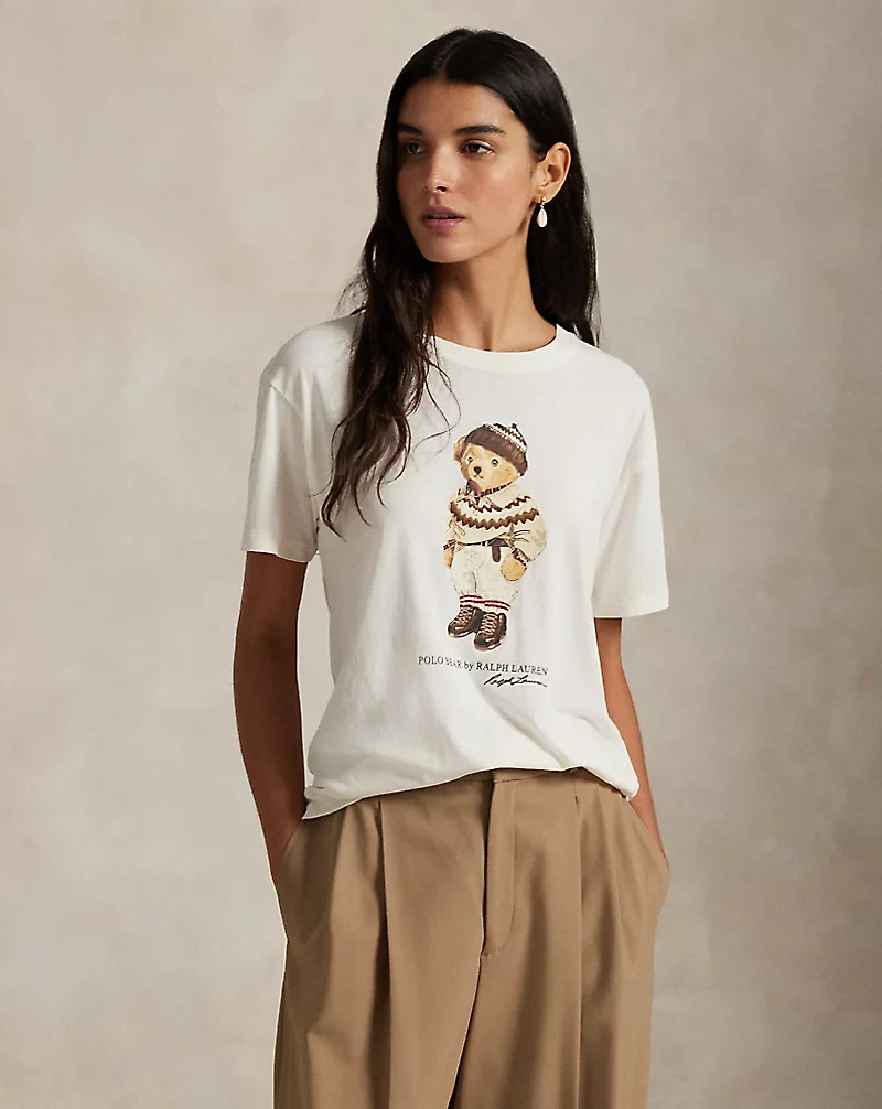 Polo Bear Cotton Jersey Tee
