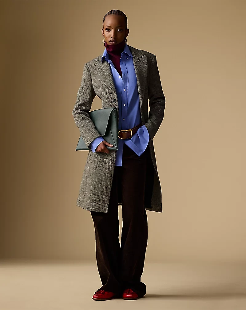 Cotton Corduroy Wide-Leg Pant