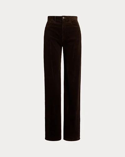 Cotton Corduroy Wide-Leg Pant