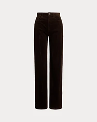 Cotton Corduroy Wide-Leg Pant