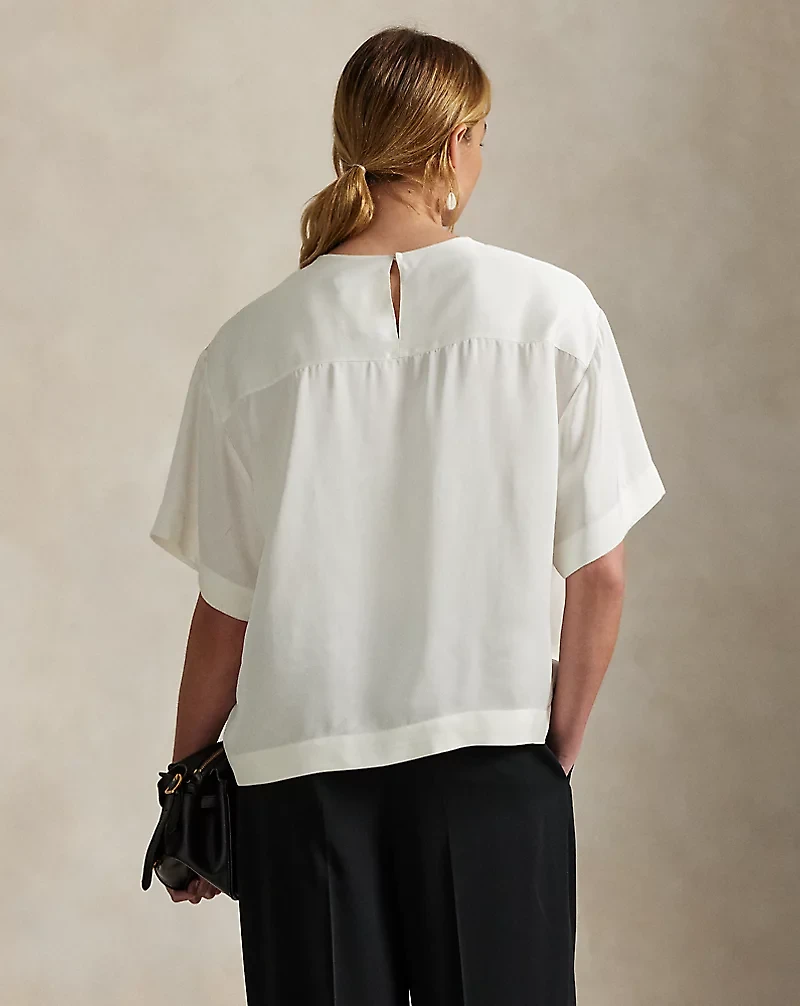 Oversize Satin Tee