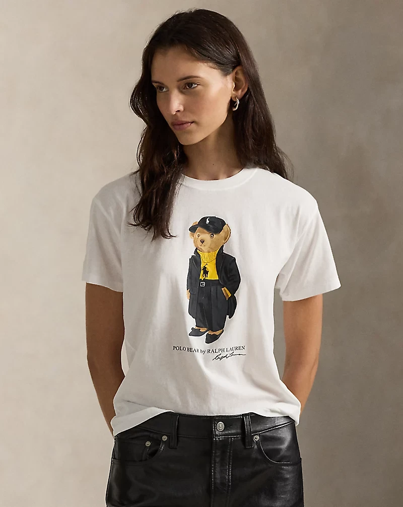 Polo Bear Cotton Jersey Tee