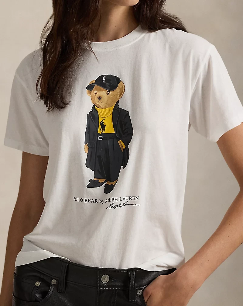 Polo Bear Cotton Jersey Tee