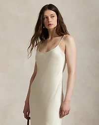 Double-Faced Satin Slip Dress