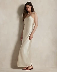 Double-Faced Satin Slip Dress
