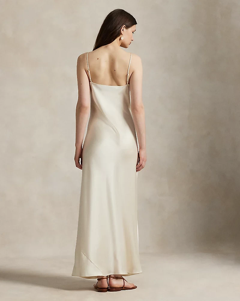 Double-Faced Satin Slip Dress