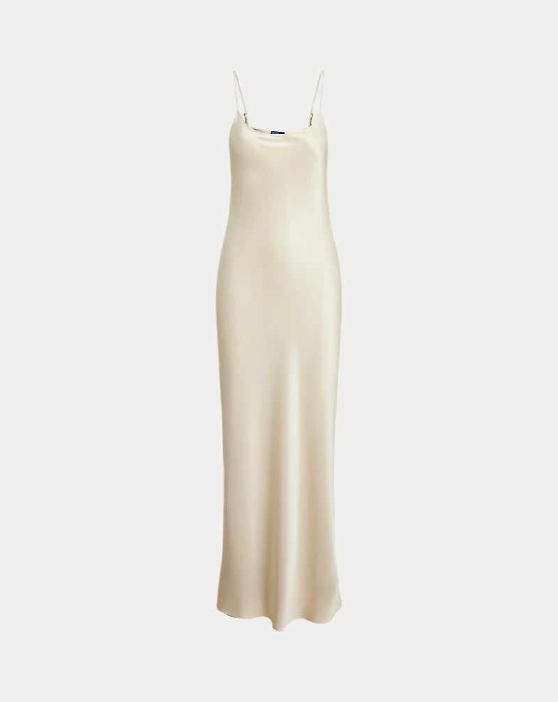 Double-Faced Satin Slip Dress