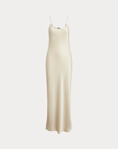 Double-Faced Satin Slip Dress
