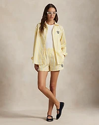 US Open Oversize Fit Striped Shirt