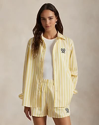 US Open Oversize Fit Striped Shirt