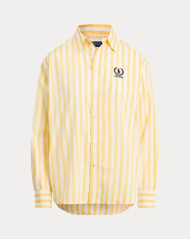 US Open Oversize Fit Striped Shirt