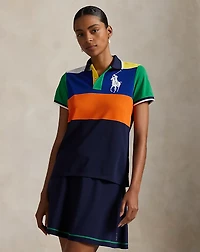 US Open Color-Blocked Piqué Polo Shirt
