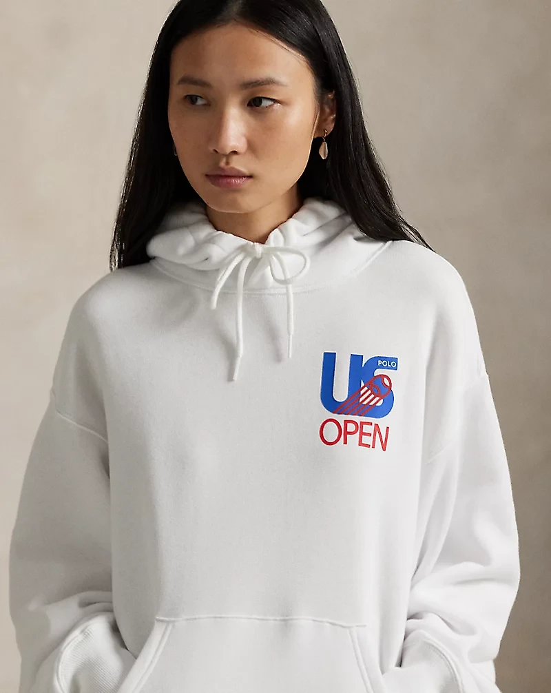 US Open Logo Graphic Fleece Hoodie