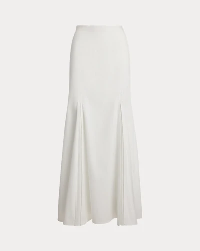 Cotton Fit-and-Flare Maxiskirt