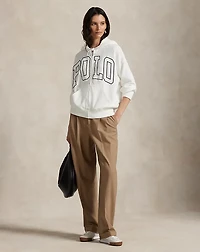 Logo Lightweight Fleece Full-Zip Hoodie