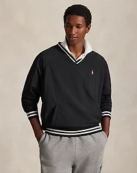 Pink Pony V-Neck Pullover