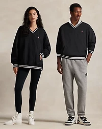 Pink Pony V-Neck Pullover