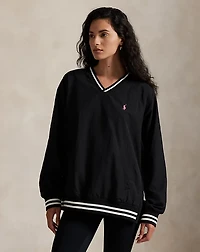 Pink Pony V-Neck Pullover