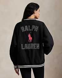 Pink Pony V-Neck Pullover