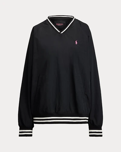 Pink Pony V-Neck Pullover