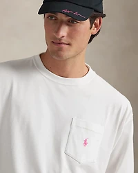 Pink Pony Cotton Jersey Long-Sleeve Tee