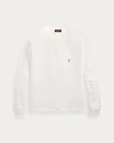 Pink Pony Cotton Jersey Long-Sleeve Tee