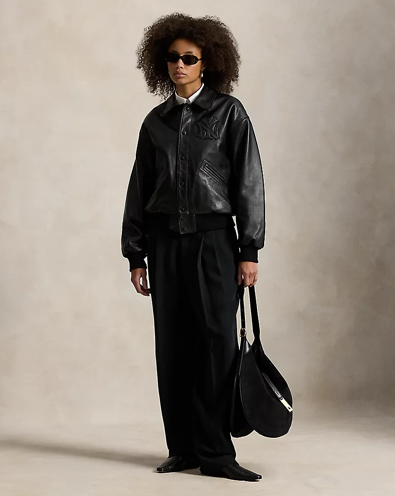 Polo Ralph Lauren Yankees Leather Jacket