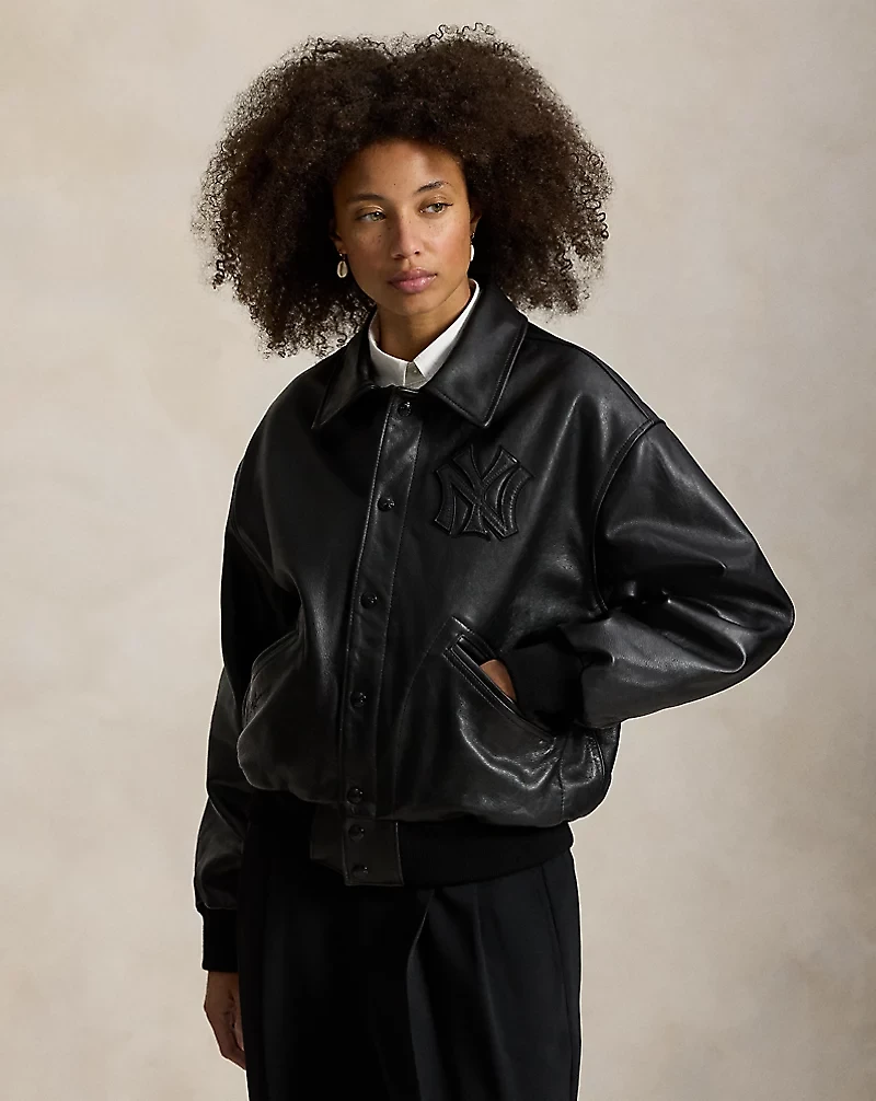 Polo Ralph Lauren Yankees Leather Jacket