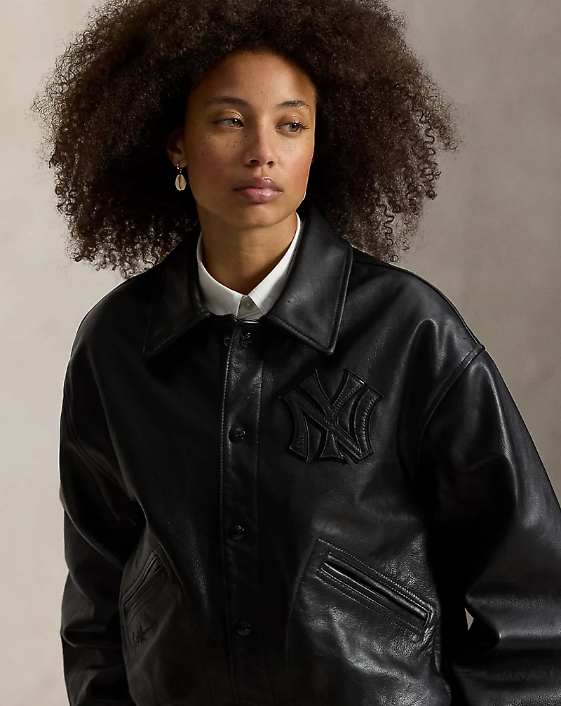 Polo Ralph Lauren Yankees Leather Jacket