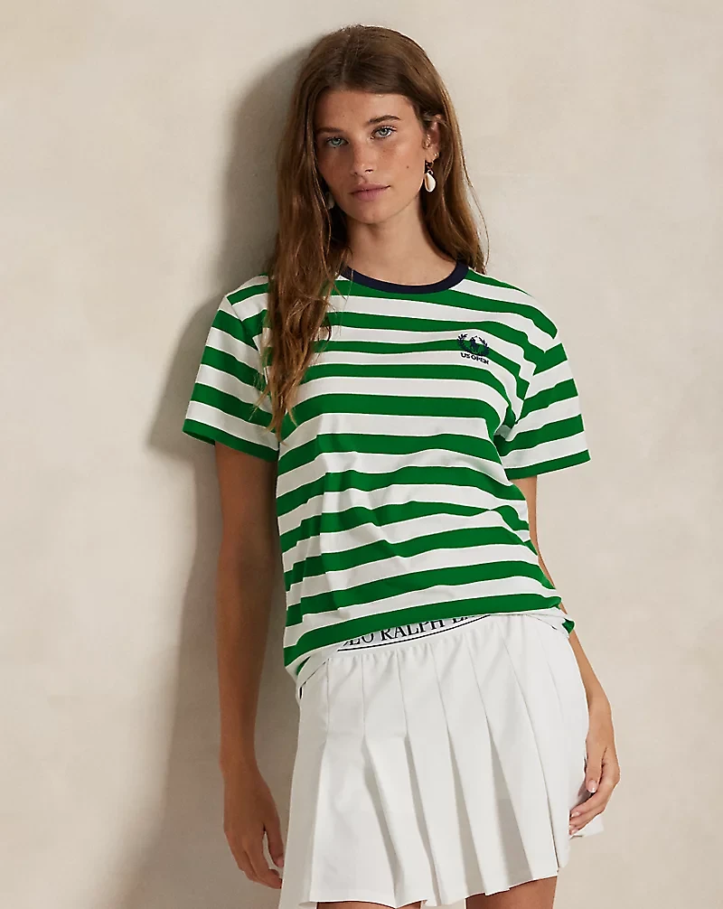 US Open Striped Jersey Tee