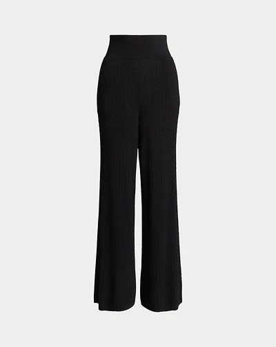 Mini-Cable Wide-Leg Pant